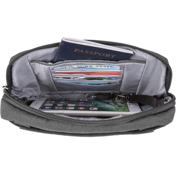 TRAVELON Anti-Theft Metro Convertible Crossbody Small Black Bag RFID - Picture 6 of 12